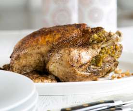 Middle eastern stuffed chicken