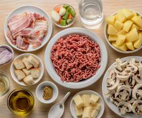 Polpettone di carne ai funghi