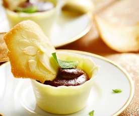 Coupelles de chocolat