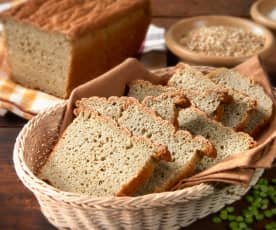 Pan de soja verde, maíz y garbanzos (sin gluten)