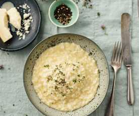 Risotto med parmesanost