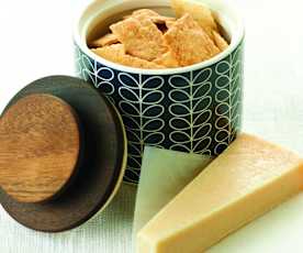 Bolachas de aperitivo com Parmesão