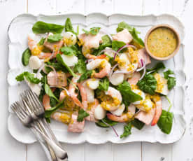 Citrus seafood salad