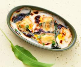 MAI - Œufs à la florentine à l'ail des ours - Nicolas Gautier