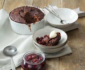 Black forest pudding