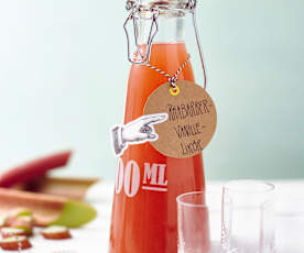 Rhabarber-Vanille-Likör