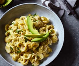 Avocado-Pesto zu Orecchiette