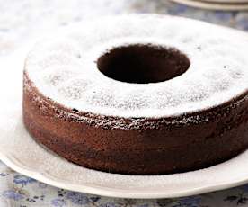 Bolo de chocolate sem ovos