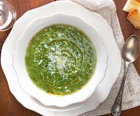 Cream of chard soup