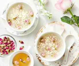 玫瑰薏仁羹