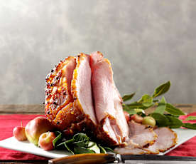 Honey Mustard Orange Glazed Ham
