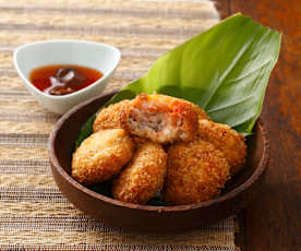 Bolinhos de camarão tailandês