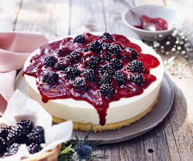 Brombeer-Cheesecake