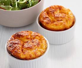 Quick Cheese Soufflés