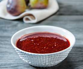 Salsa ai fichi, zenzero e sciroppo d'acero