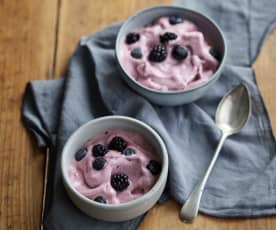 Gelado de frutos vermelhos