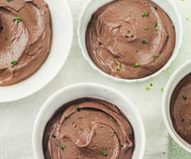 Crème soyeuse au tofu et chocolat corsé