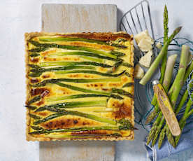 Spargel-Quiche