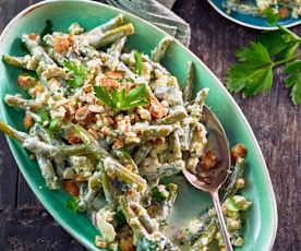 Bohnensalat mit Feta