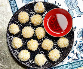 Firecracker Pearl Rice Meatballs