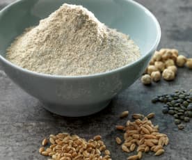 磨麵粉，適用於麥穀或豆類