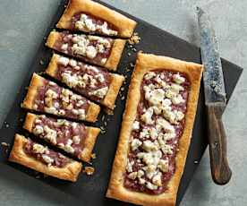 Caramelized Onion and Goat Cheese Tarts