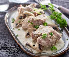 Pork Tenderloin with Mustard Sauce