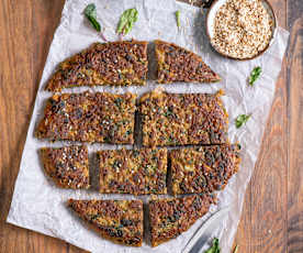 Placki warzywne z botwinką