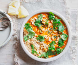 West African Peanut Soup with Chicken