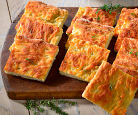 Focaccia au thym