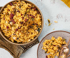 Riz indien aux fruits secs