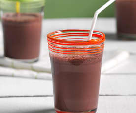 Batido de chocolate y avellanas *Saludable - TicTacYummy