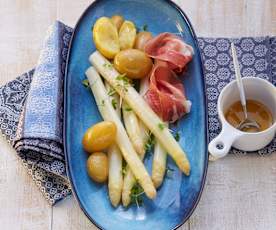 Spargel mit Kartoffeln