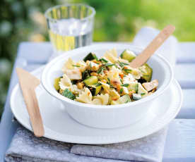 Salade de pâtes aux courgettes