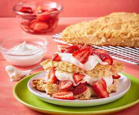 Shortcake de fresa
