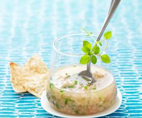 Vinaigrette au cidre et échalotes