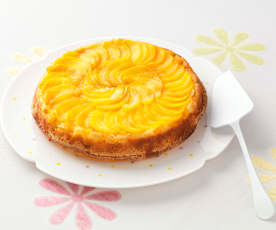 Torta rovesciata alle pesche