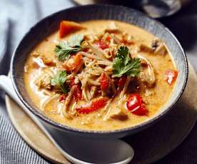 Kokossuppe Tom Kha Gai