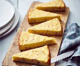 Schneller Zwiebelkuchen ohne Boden