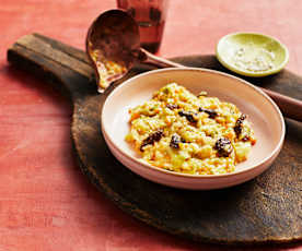 Wirsing-Morchel-Risotto