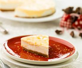 Cheesecake com lemon curd