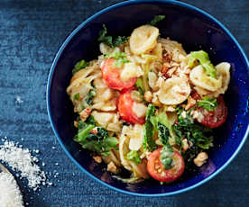 Wirsing-Tomaten-Pasta