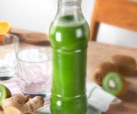 Smoothie de kiwi e gengibre
