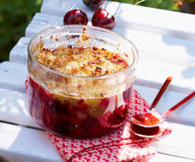 Crumble aux fruits rouges