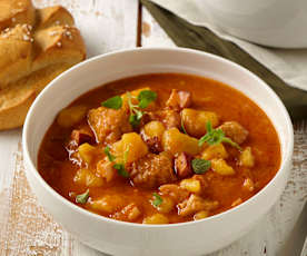 Novoroční bramborový guláš