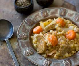 Pork and apple cider stew