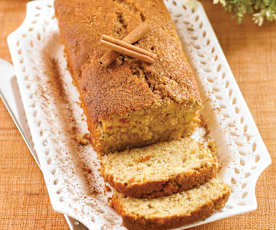 Bolo de maçã integral