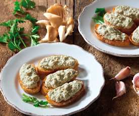 Crema spalmabile di funghi