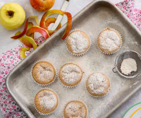 Muffins aux épluchures de pomme