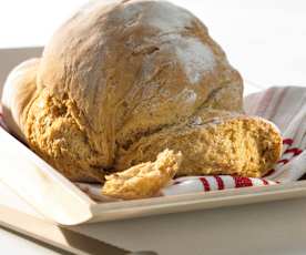 Pain aux tomates et basilic